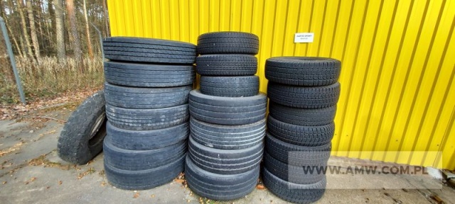 Zużyte opony (opony z pojazdów osobowych i ciężarowych nienadające się do bieżnikowania i użytkowania) (kod odpadu 16 01 03) 